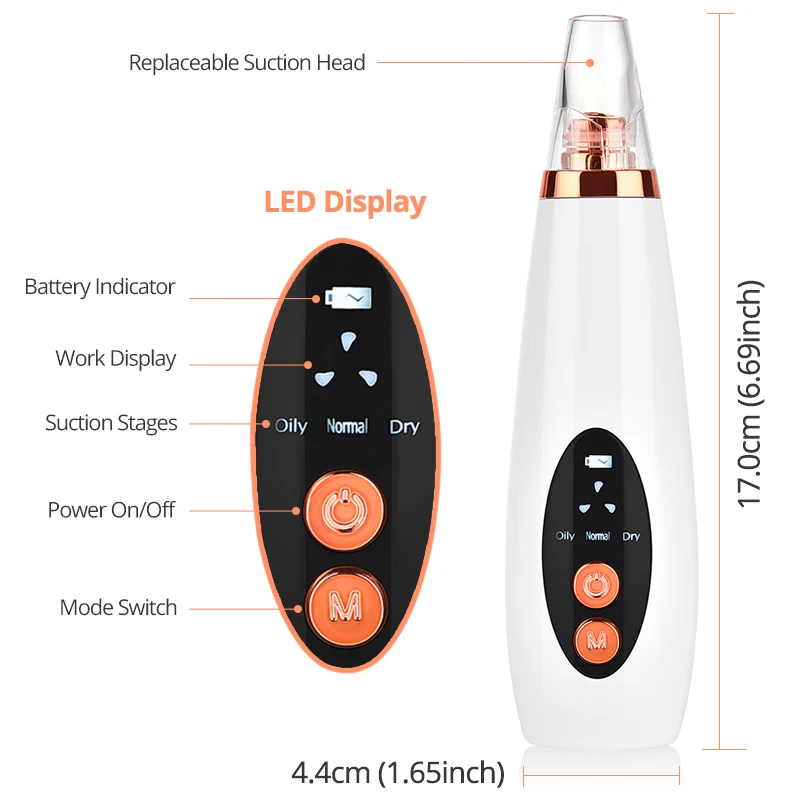 Удаление угрей вакуумный аппарат для очистки пор всасывание очищающее средство