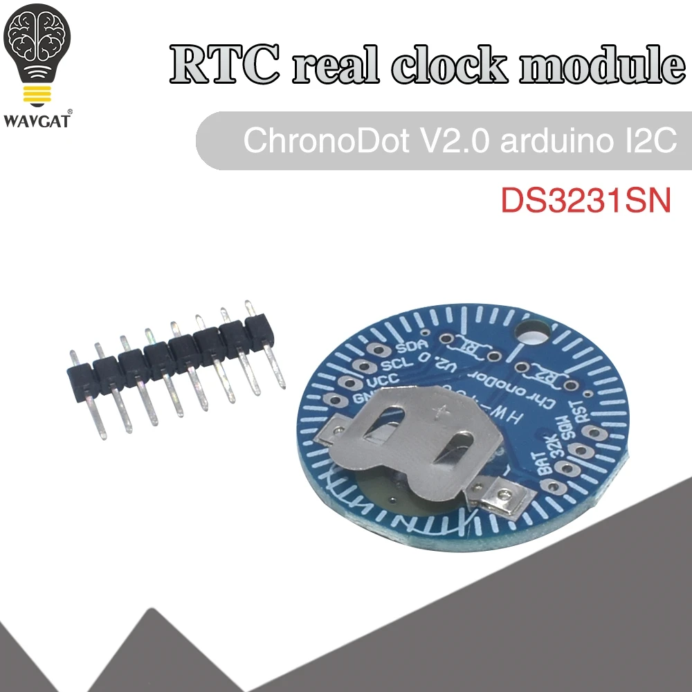 Модуль часов в реальном времени RTC DS3231SN хронодот V2.0 I2C для Arduino память DS3231 модуль |