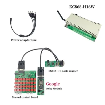 

16 Gangs WIFI Relay Controller support Google voice control and WAN /LAN control and Manual control