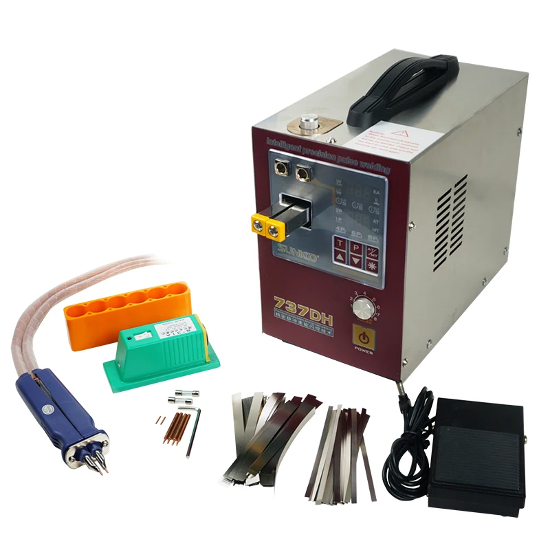 

Spot Welding Machine Upgrade Induction Delay Battery 18650 Lithium Battery High Power Small Welding Machine SUNKKO 737DH