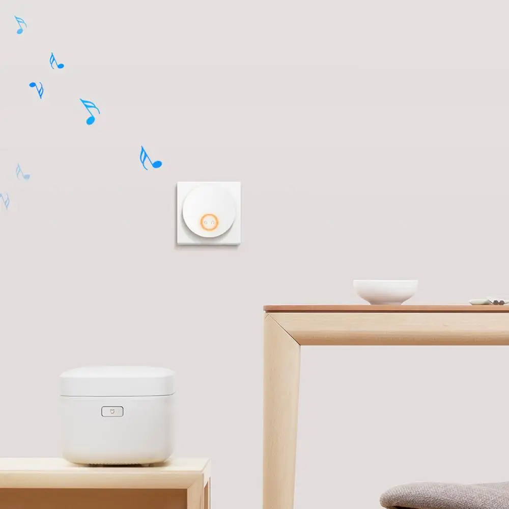Xiaomi Linptech самогенерирующийся беспроводной дверной звонок WIFI Edition без батареек требуется дверной звонок для умного дома Mijia App control