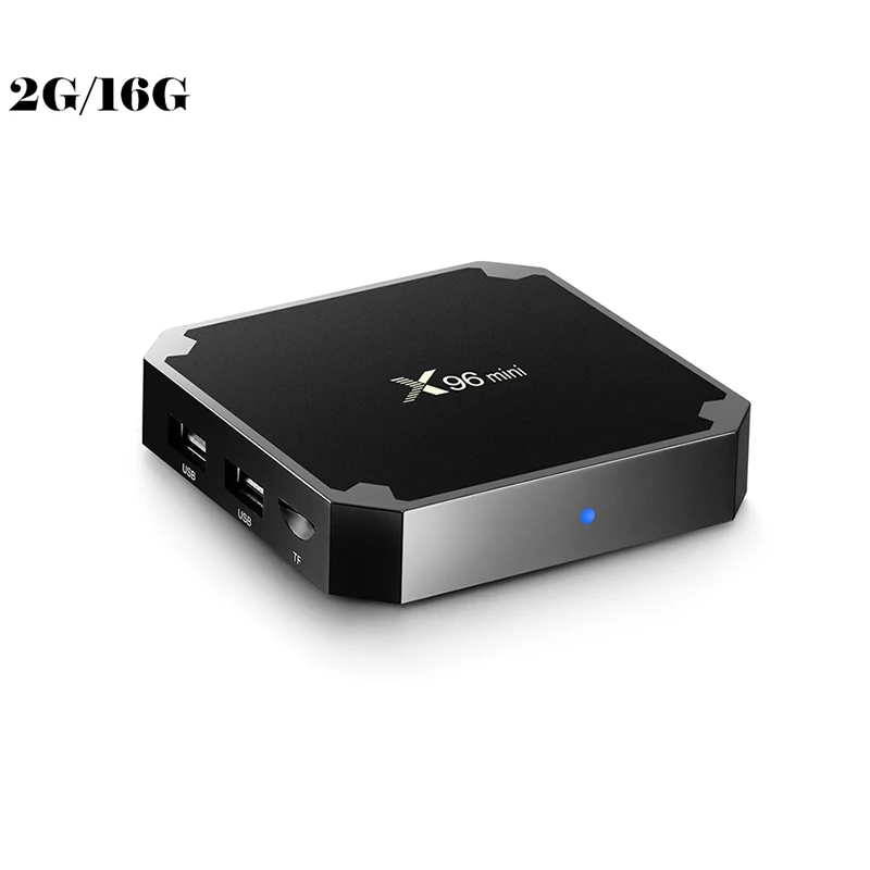 2G-16G X96 Мини ТВ приставка Android 7,1 Смарт ТВ приставка 2 Гб 16 Гб S905W четырехъядерный 2,4 ГГц WiFi приставка 1 ГБ 8 ГБ медиаплеер - Цвет: 2G-16G