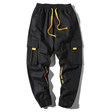 ICPANS, черные шаровары в стиле хип-хоп, мужские камуфляжные брюки-карго, Мужские штаны Харадзюку для бега, уличная одежда, спортивные штаны, хлопковые брюки