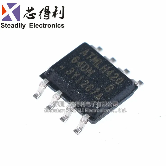 10 шт./лот AT24C64D-SSHM-T 64dm Оригинальный Новый Atmel Sop-8 Storage IC 24c64 | Электронные компоненты