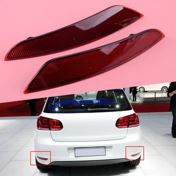 

5KD945105A 5KD945106A 1 Pair Plastic Rear Bumper Corner Reflector Light Lamp Fit for VW Golf 6 MK6 2009 2010 2011 2012 2013