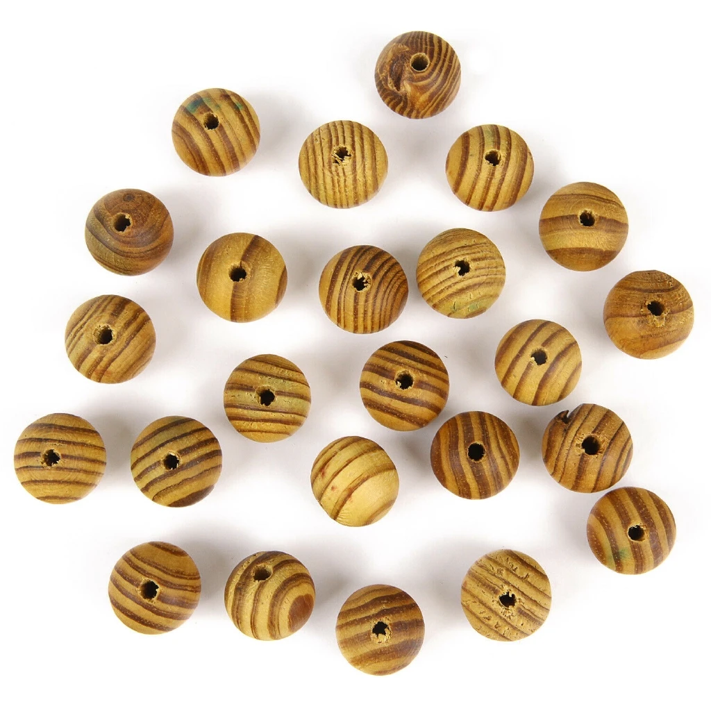 6,8,10,12,16,18mm Natural Wood Round Loose Spacer Beads Jewelry DIY Bracelet Sl 