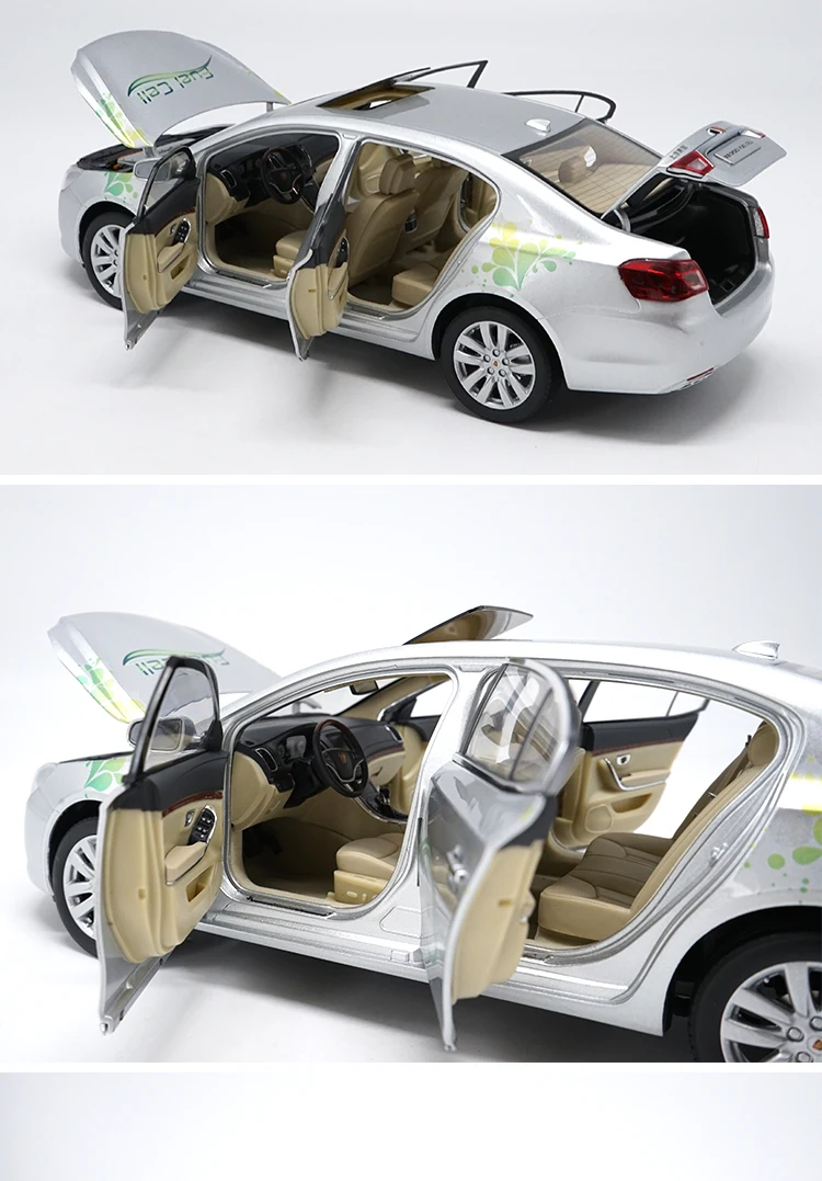 Оригинальная Авторизованная фабрика литья под давлением 1:16 Roewe E950 Roewe 950 электрическая литая под давлением металлическая классическая игрушка модели для подарка, коллекция
