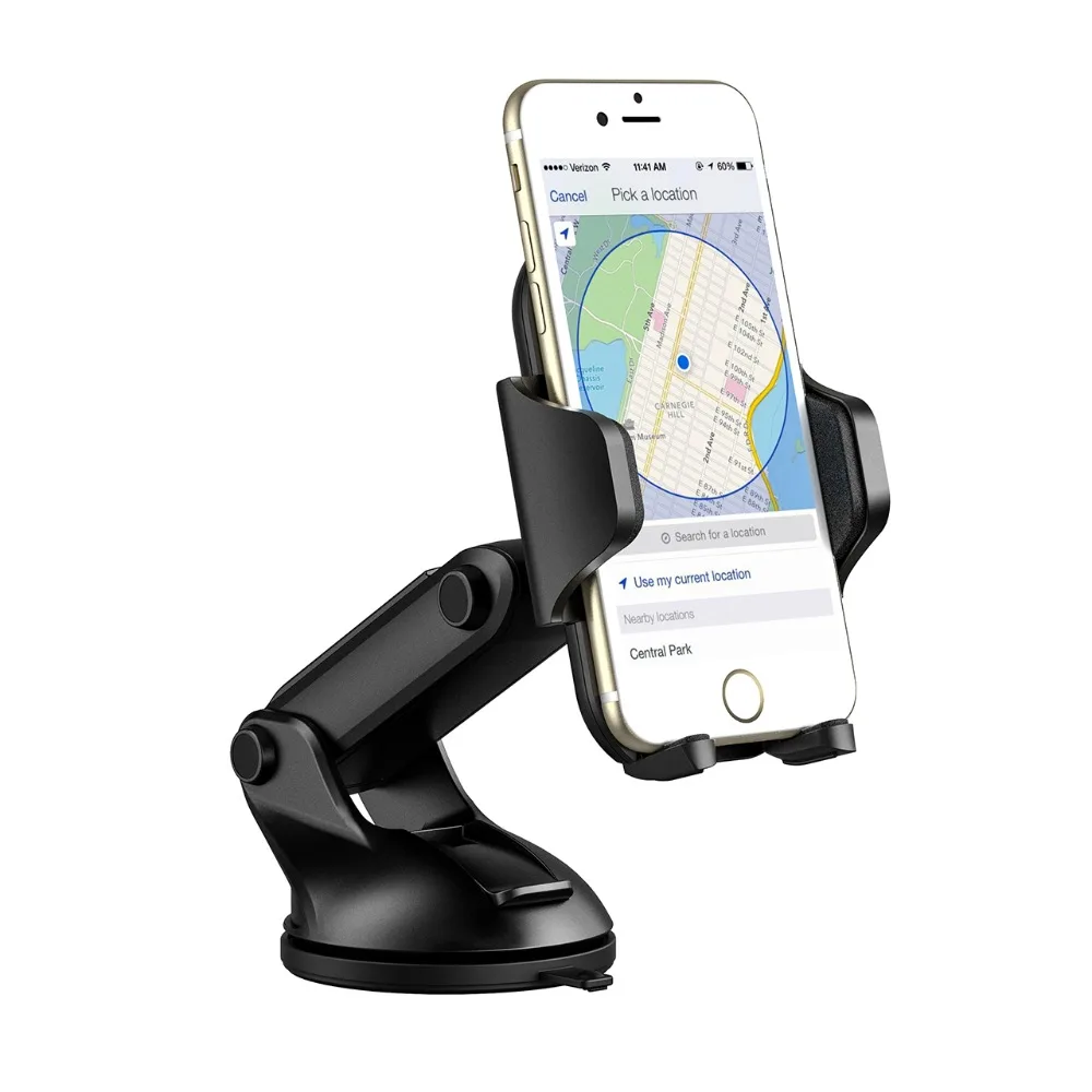 Mpow New CA076 Car Mount Grip Dashboard Adjustable Car Phone Holder Universal Cradle Windshield Holder Stand GPS Car Phone Mount (7)