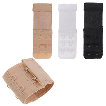 

Bra Extender Extension Elastic 2 Hooks Clip On Strap Soft Bra Band Extend