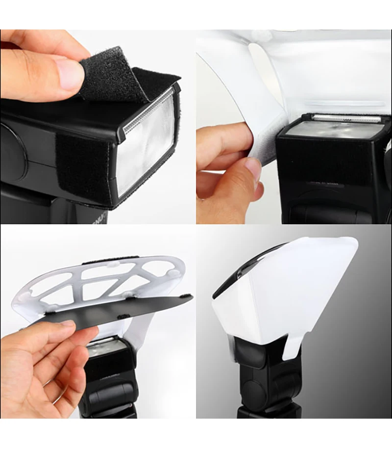 Универсальный Рассеиватель для вспышки Speedlight соты Softbox с Цвет фильтры отражатель для цифровой зеркальной камеры Canon Nikon