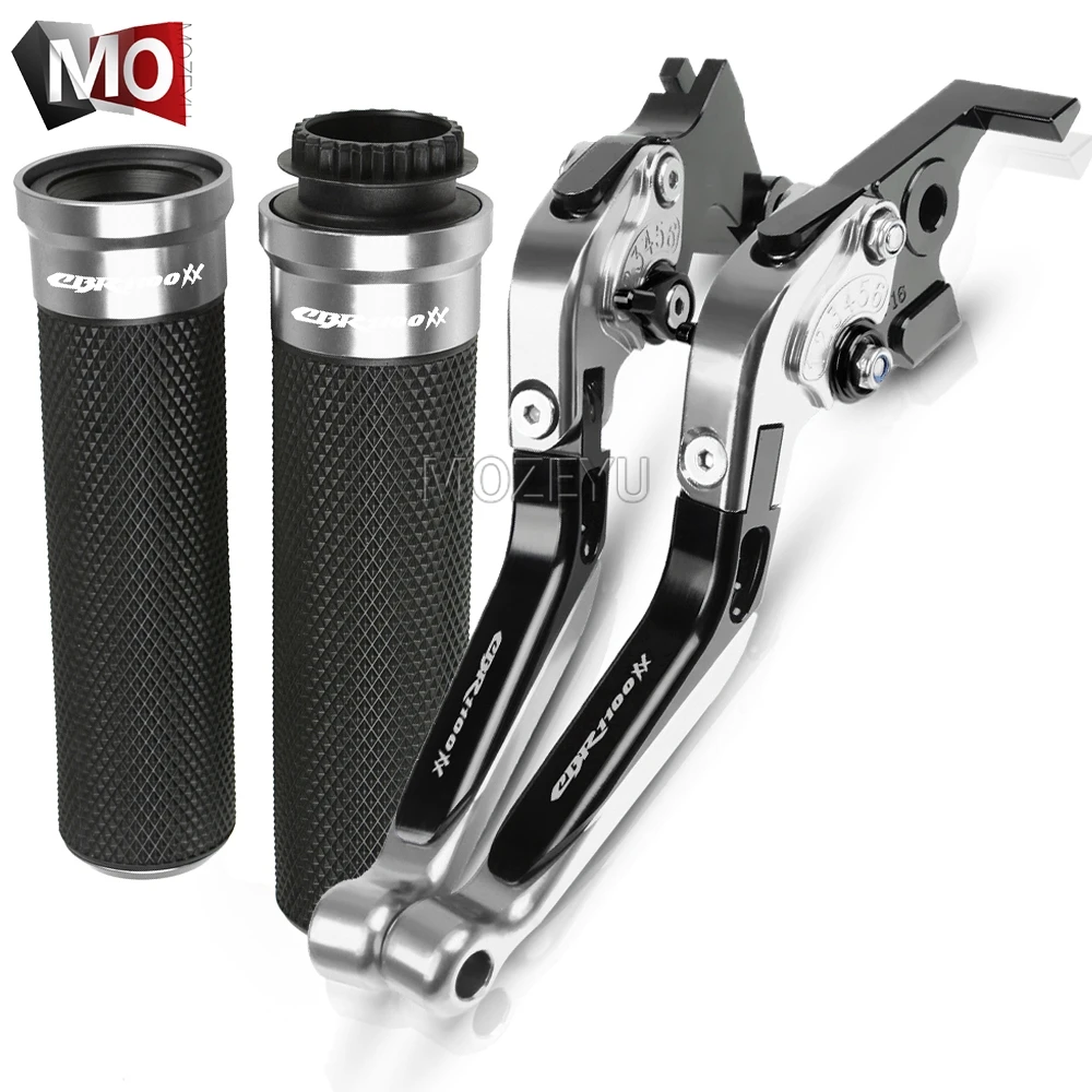 Для Honda CBR1100XX/BLACKBIRD CBR 1100 CBR1100 XX CBR 1100XX 1996-2007 Мотоцикл CNC рычаги Тормозная система сцепления руль ручки - Цвет: Silver