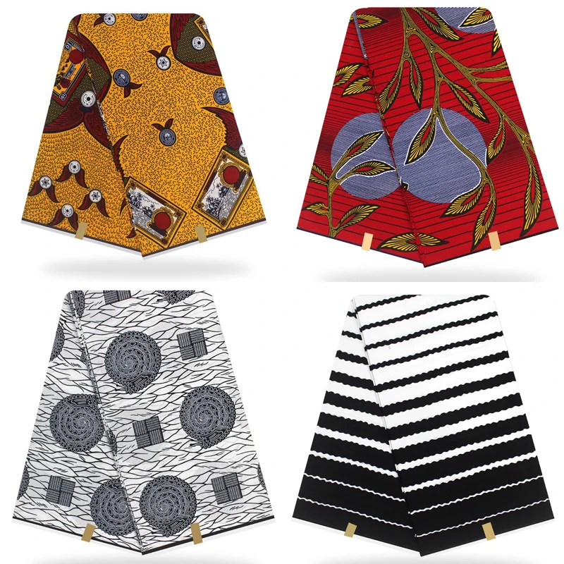 Высокое качество хлопок африканская ткань платье Голландский Воск Принт Анкара ткань шитье настоящий голландский настоящий воск 6 ярдов Новинка