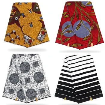 

High Quality 100% Cotton African Fabric dress Holland wax print Ankara Fabric Sewing Veritable Dutch Real Wax 6 yard New 2019