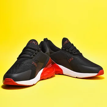 

Brand New Casual Shoes for Men Jogging Sneakers for Unisex Air Sole Breathable Mesh Lace-up Outdoor Training Fitness Sport Shoes