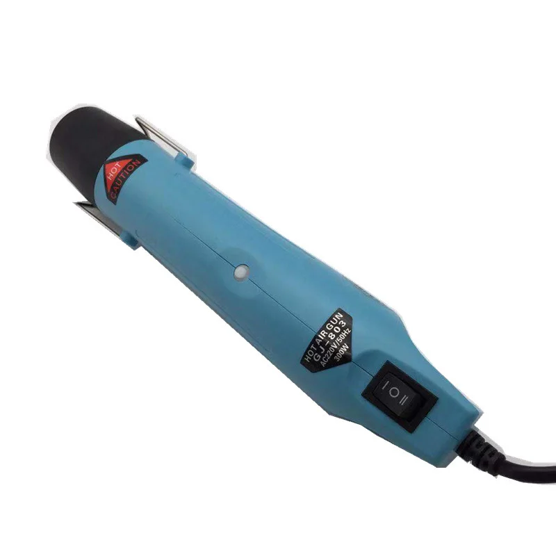 220V 300W Hot Air for DIY Using Electric Hair Dryer Hot Air Tool Soldering Heat Industrial with Supporting Embossing EU Plug