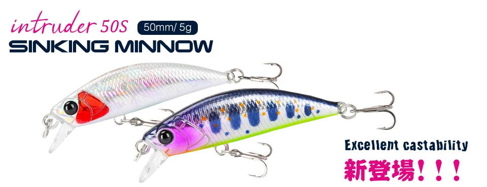 TSURINOYA 60S Sinking Minnow Angelköder DW67 60mm 6,1g Künstlicher harter Köder Hechtbarsch Forelle Jerkbait Fluss Wobbler Kurbelköder – Detail 2