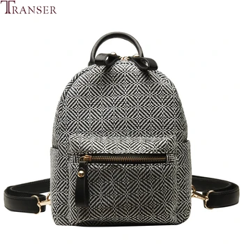 

Transer small Backpack School bag for Teenager Multi-Function anti-theft travel backpack Ladies Casual Shoulder Bag Girl Purse #
