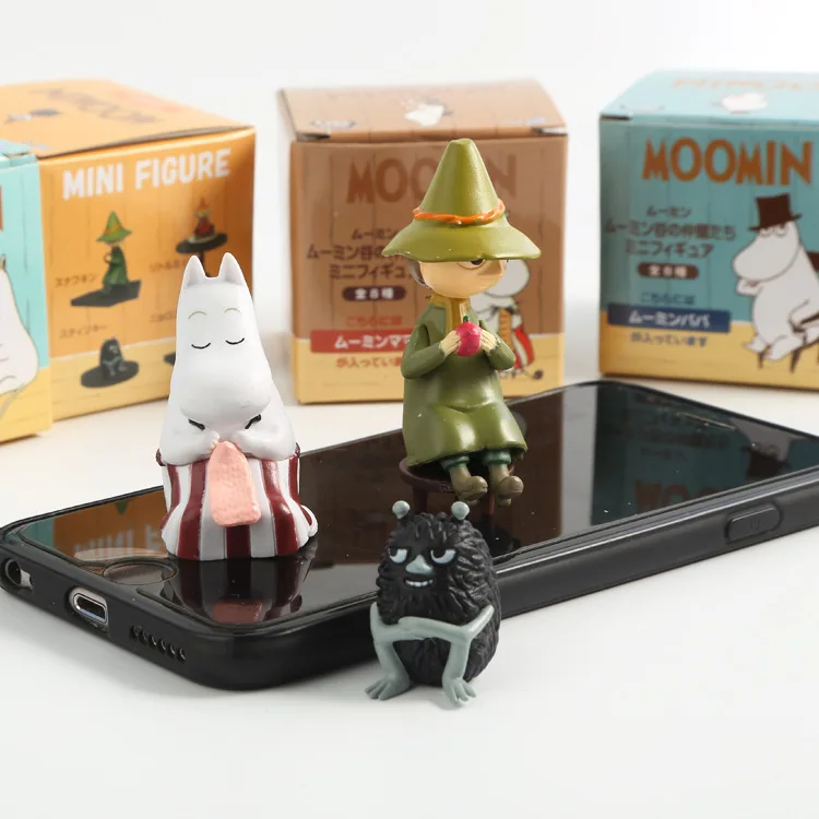 Xiao fei Бегемот Муми-Тролль семейный брат ния красота Snuffkin сцена кукла Гараж Комплект украшение игрушка модель