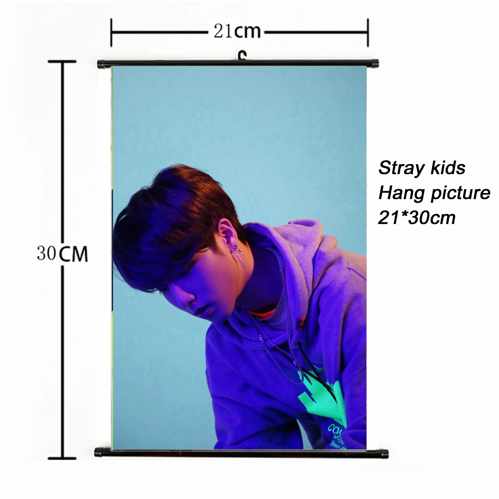 Модный Kpop Stray Kids have picture 21*30 см плакат stray kids MIROH альбом Фотокарта для фанатов Коллекция корейский Канцелярский набор - Цвет: SKD00823
