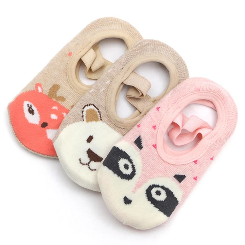 

Newborn Baby Spring Autumn Cartoon Cute Animal Socks Boy Girls Soft Cotton Anti-Slip Floor Socks For 1-3 Years Old