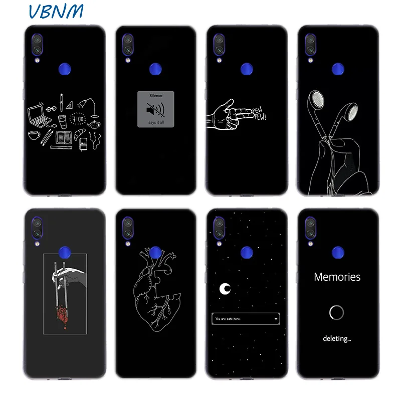Силиконовый чехол с абстрактным узором VNM для Xiaomi Redmi Note 7 6 Pro 5 4 4X K20 7A S2 A1 A2 5A 6A Y3 Xiomi