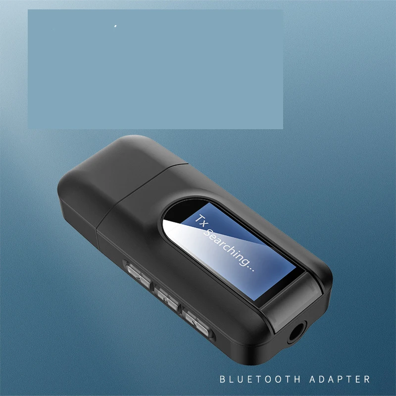 Bluetooth 5 0 Receiver Transmitter LCD Display 3 5mm AUX USB Dongle Stereo Music Wireless Audio Adapter For PC TV Headphone Car