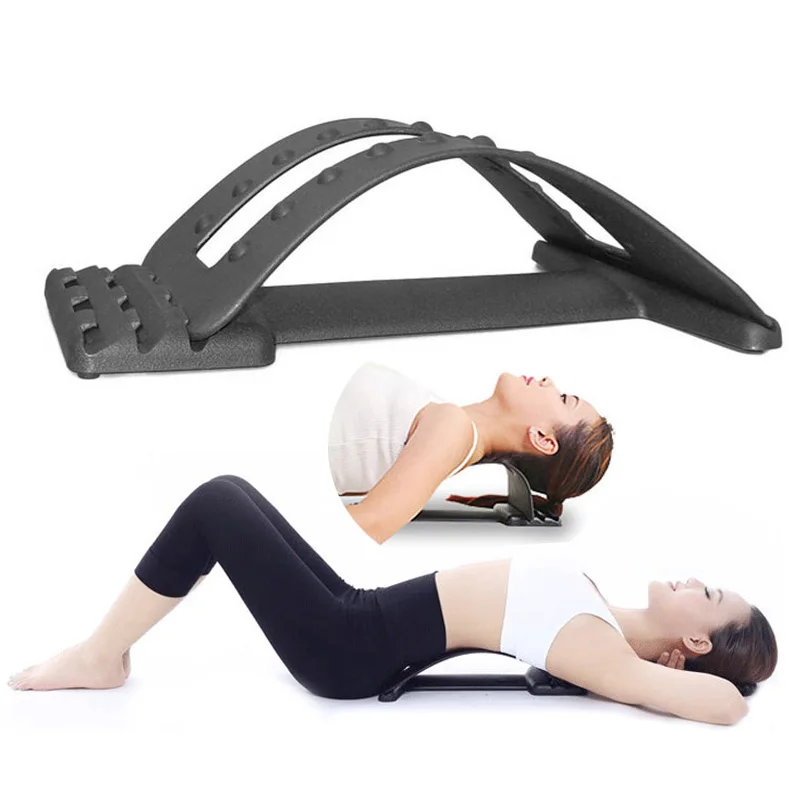 Neck Massager Tractor Back Stretcher Ball Magnetic Fitness Equipment Relax Mate Lumbar Support Spine Pain Relief Chiropractic