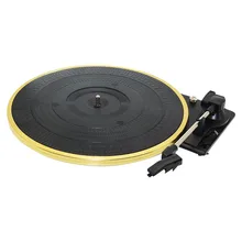 28 см аудио граммофон Проигрыватель металлические аксессуары винтаж 3 скорости регулируемый автоматический кривой рычаг 33 45 78 об./мин Замена стерео