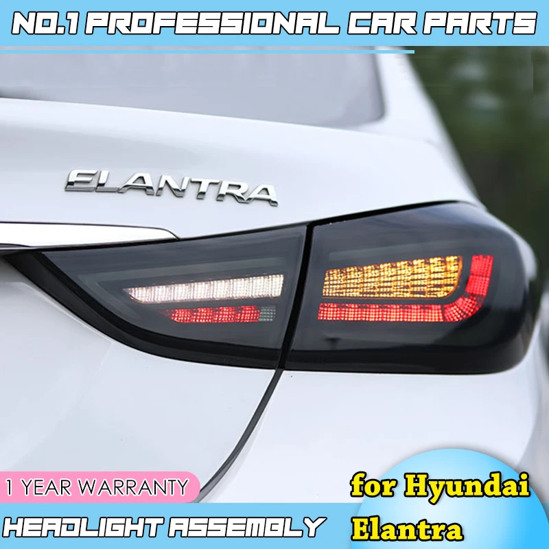 Автомобильный Стайлинг для hyundai Elantra задние фонари Elantra MD динамический сигнал поворота Задний фонарь DRL+ тормоз+ Парк+ сигнал