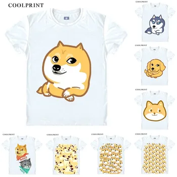 

DOGE Kabosu T Shirts Doge Meme Shiba Confessions 4chan Manga Anime Custom Casual Cosplay T-Shirt Print Short Sleeve TShirt