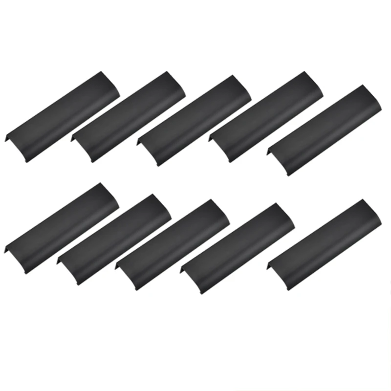 

10Pcs Invisible Cabinet Pulls Aluminum Alloy Kitchen Cupboard Handles Drawer Knobs Furniture Handle Bedroom Wardrobe Handle Hard