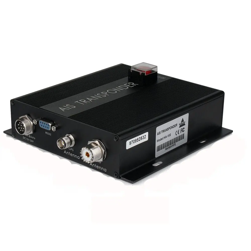 

HA-102 Marine AIS receiver and transmitter system CLASS B AIS Transponder Dual Channel Function CSTDMA Function