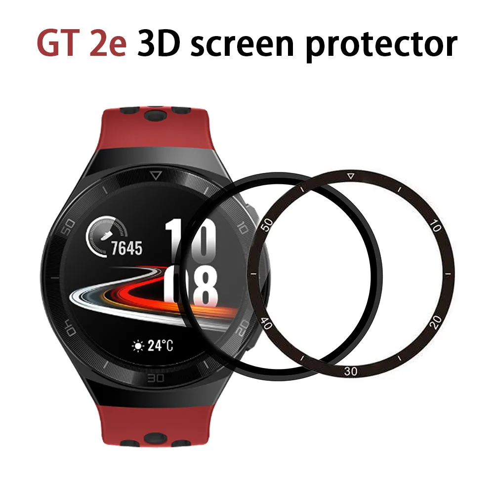 

Film for huawei watch GT 2e screen protector for Watch GT 2E full soft 3D curved Composite flexible protective film accessories