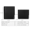 2021 New Men Wallets Name Customized Card Holder High Quality Male Purse Name Engraving PU Leather Business Men Wallets Carteria 4