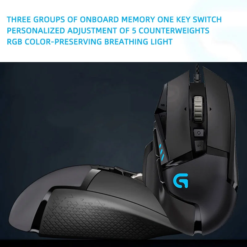Проводная игровая мышь для Logitech G502 HERO оригинальная программируемая проводная с