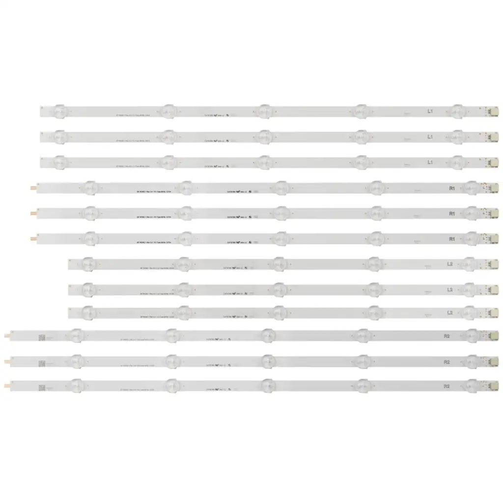 (New kit) 12 PCS LED strip Replacement for LG 50LN610S-ZB 50LN610V-ZB 50LN6138-ZB 50LN613S-ZB 50LN5708 6916L-1276A 6916L-1273A