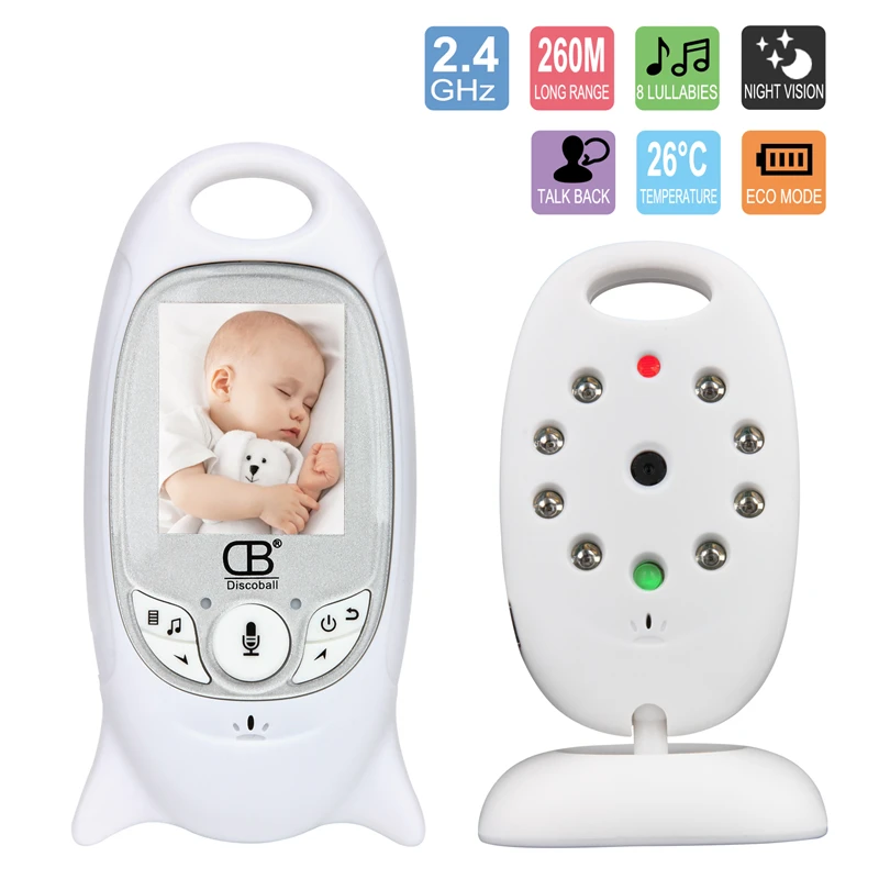 

VB601 Baby Monitor Accessories:2.0Inch LCD Screen Baby Monitor Camera Power Adapter Cable For Security Wireless 2.4Ghz Easy Pair