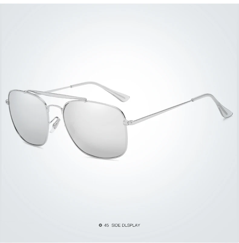 With Case Polaroid Sunglasses Square Vintage Sun Glasses Brand Designer Sunglases Polarized Sunglasses Feminino for Women Men