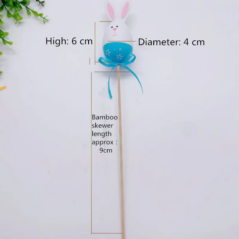 6 шт. пасхальное яйцо DIY милый кролик украшение дома детский сад ручной работы Развивающие детские игрушки подарок на Рождество День рождения