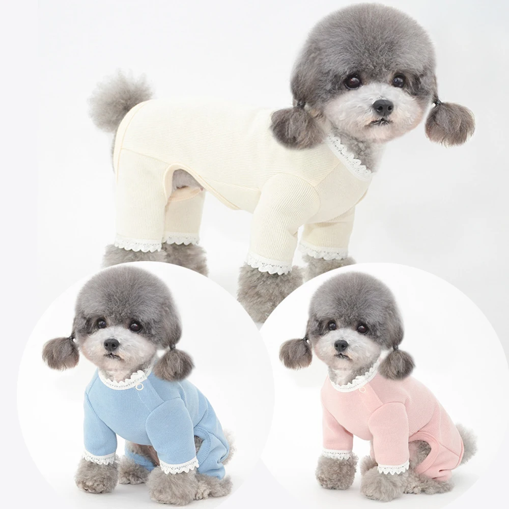 Puppy Dog Pajamas Overalls Jumpsuit Outfit Sleepwear Dogs Pyjama