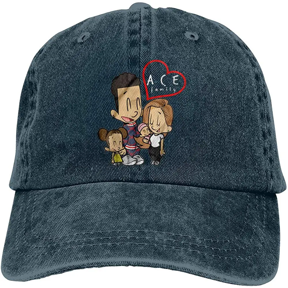 Ace family головные уборы Регулируемая винтажная Потертая джинсовая кепка-бейсболка