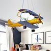 Enfants chambre lampe pour enfants lustre E27 avion suspension lampe lumière enfants chambre lumière Led enfants chambre éclairage ► Photo 1/4