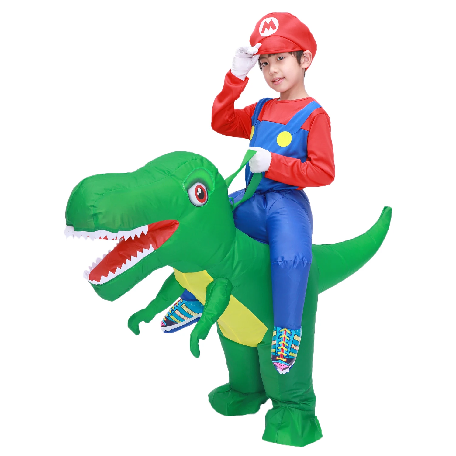 Disfraz de dinosaurio inflable para niños, disfraz de t rex, para montar en  dinosaurio, Purim, fiesta, ropa hinchada|Trajes de juego| - AliExpress