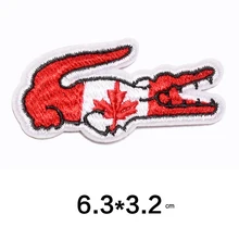 Флаг Канады вышитые нашивки для одежды железные тканевые нашивки