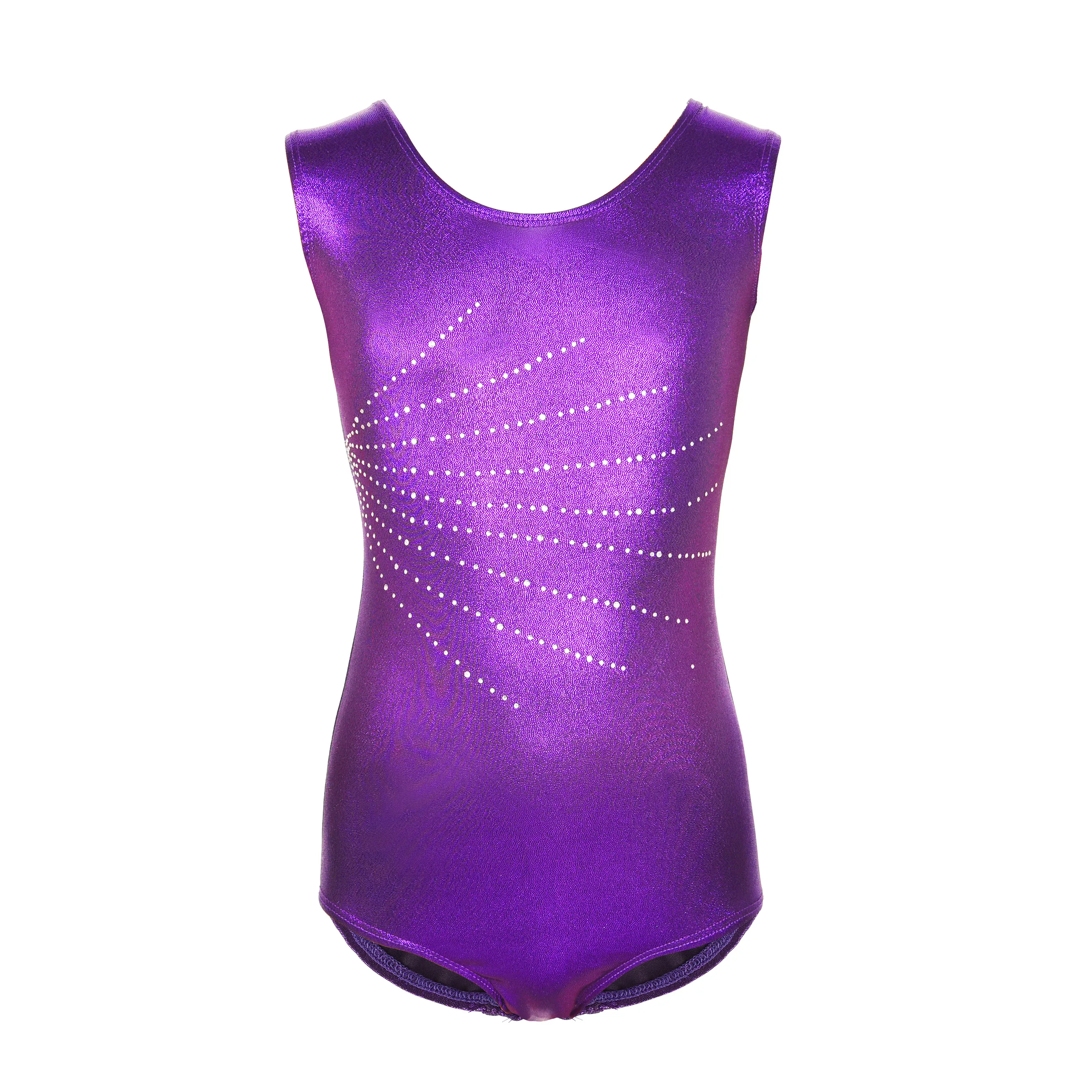 

gymnastics leotard metallic dance leotard rhinestone jumpsuit gymnastics clothes figure skating leotard shinny swimsuit for girl