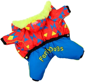 

FOR MY DOGS FOR MY DOGS overalls for dogs red / blue for girls FW279-2015 F