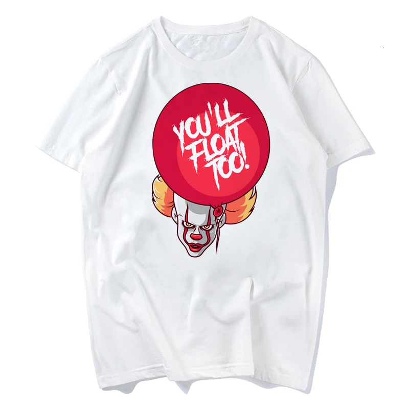 Pennywise Мужская футболка женские летние топы фильм это лузеров Клубная футболка мужская с коротким рукавом Loser Lover It Inspired футболка
