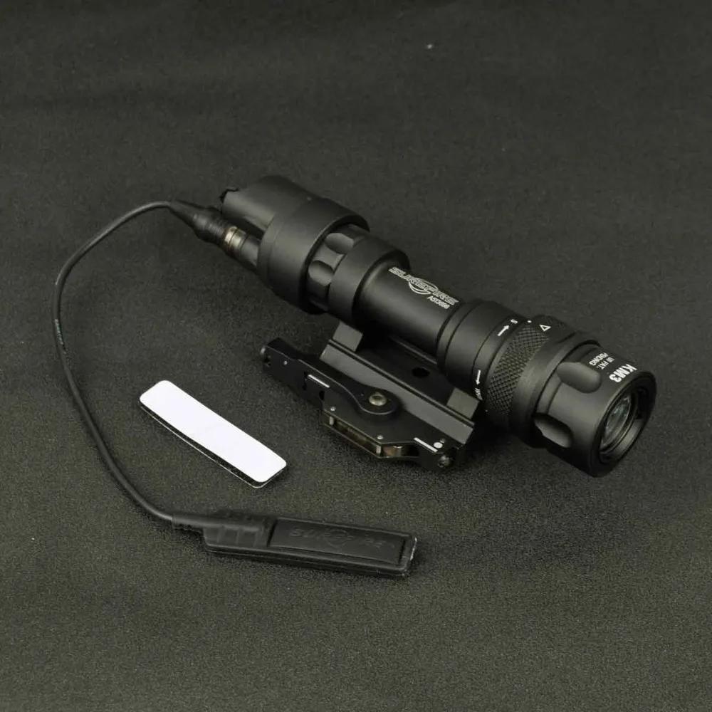 Montagem à Prova Água para Rifle Luzes com M93 Tático Scout Lanterna Arma qd Dwaterproof Constante Momentânea Strobe Saída M952v Led Luz 2 luzes com m93 qd montagem à prova