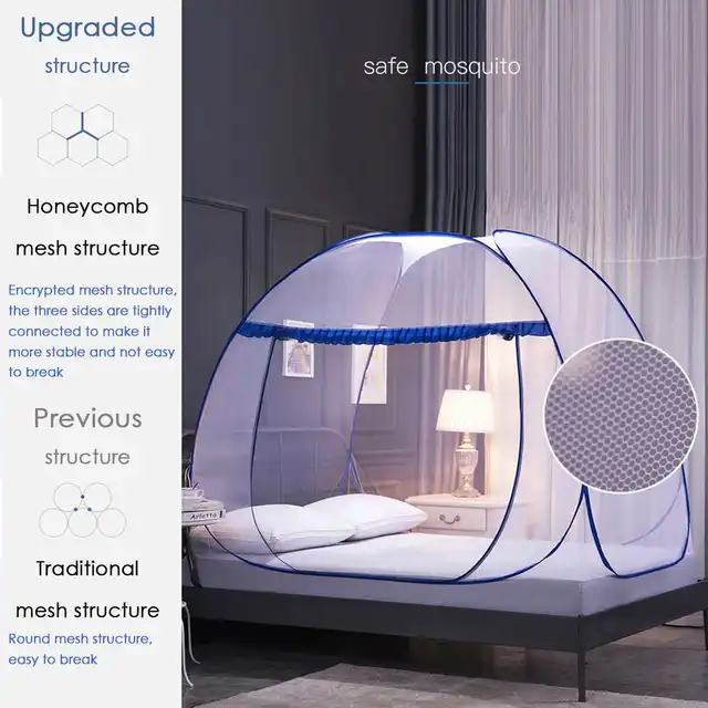 Pop-up mosquito net for tent 2