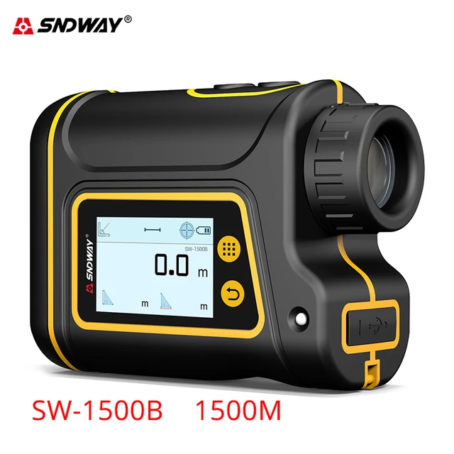 US $68.99 Sndway new launch Laser range finder 6x Telescope laser distance meter 1000m/1500m range finder for
